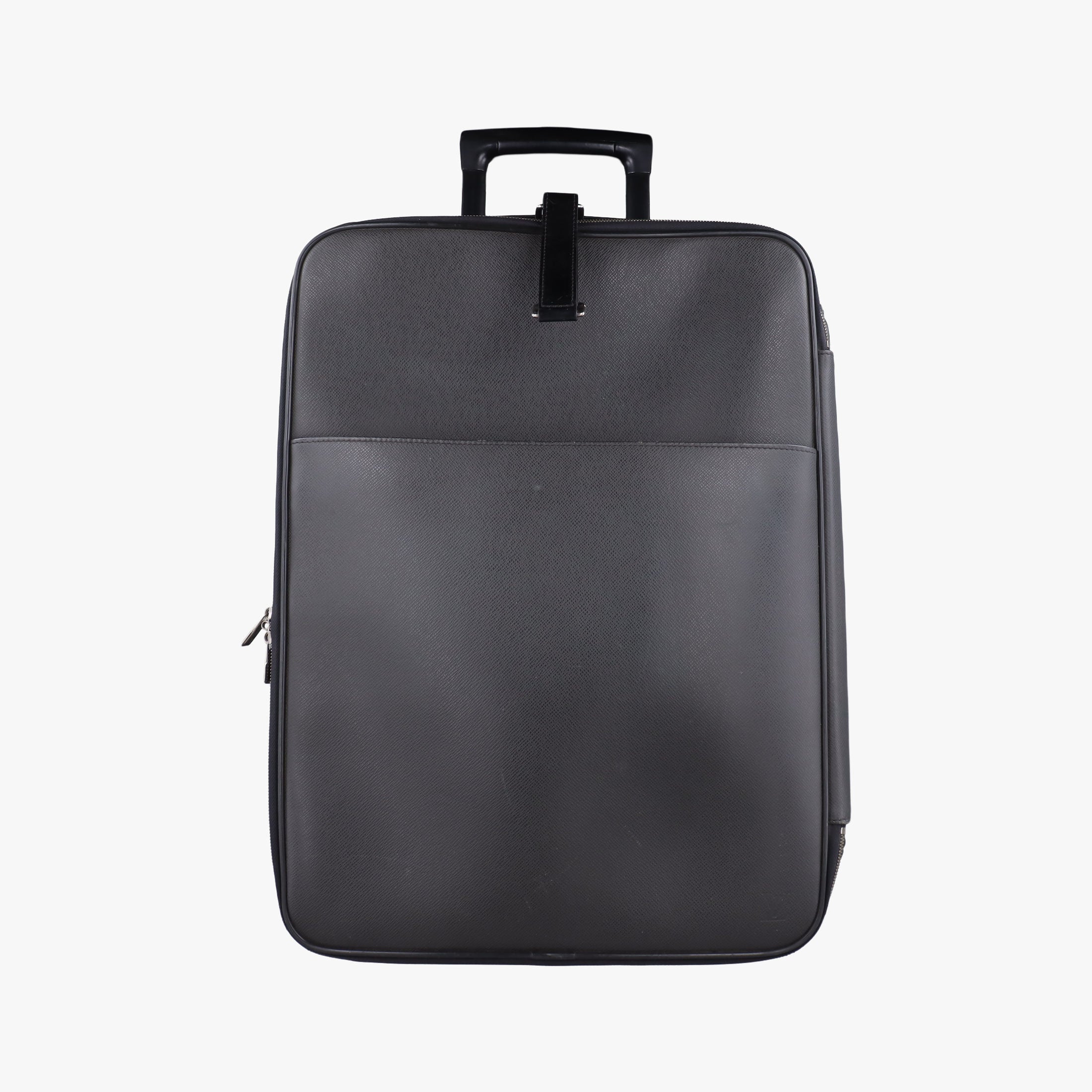 Pre-owned Louis Vuitton Pegase 55 ARDOISE Taiga Leather M23272 suitcase | stylenewstar
