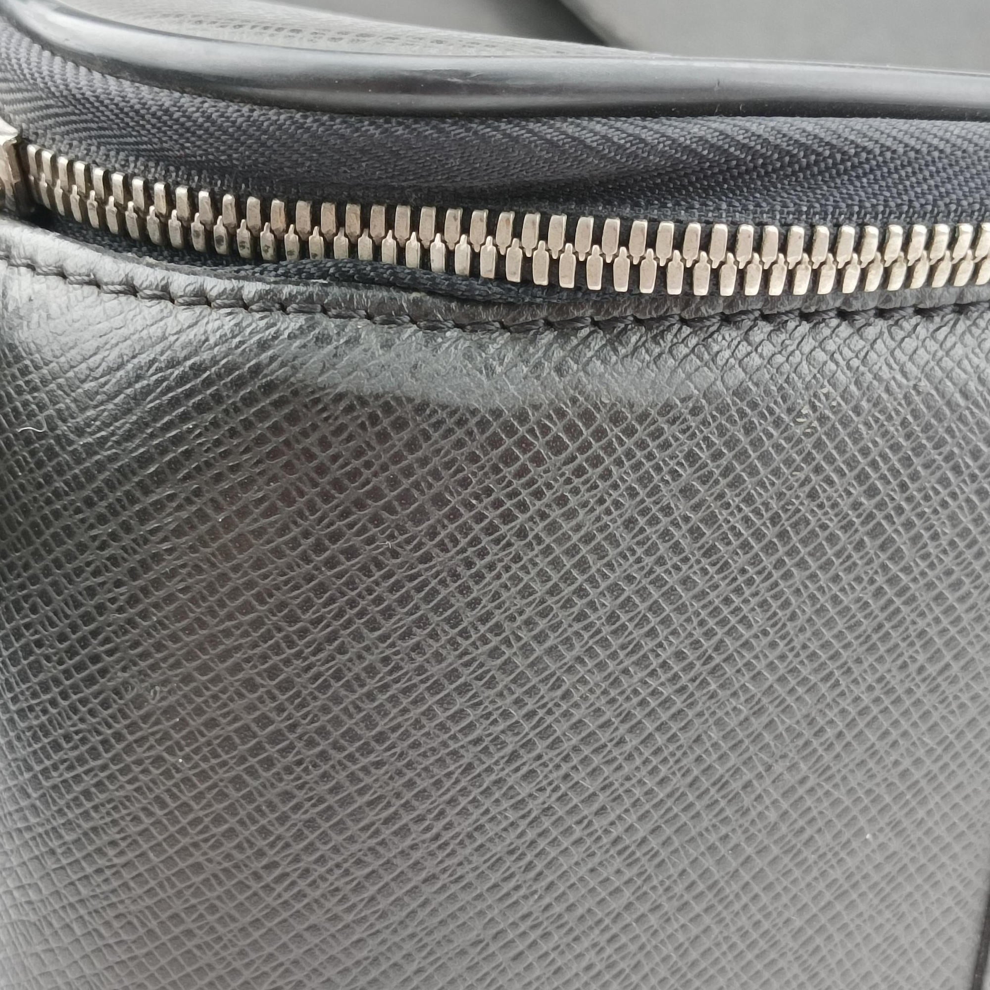 Pre-owned Louis Vuitton Pegase 55 ARDOISE Taiga Leather M23272 suitcase | stylenewstar