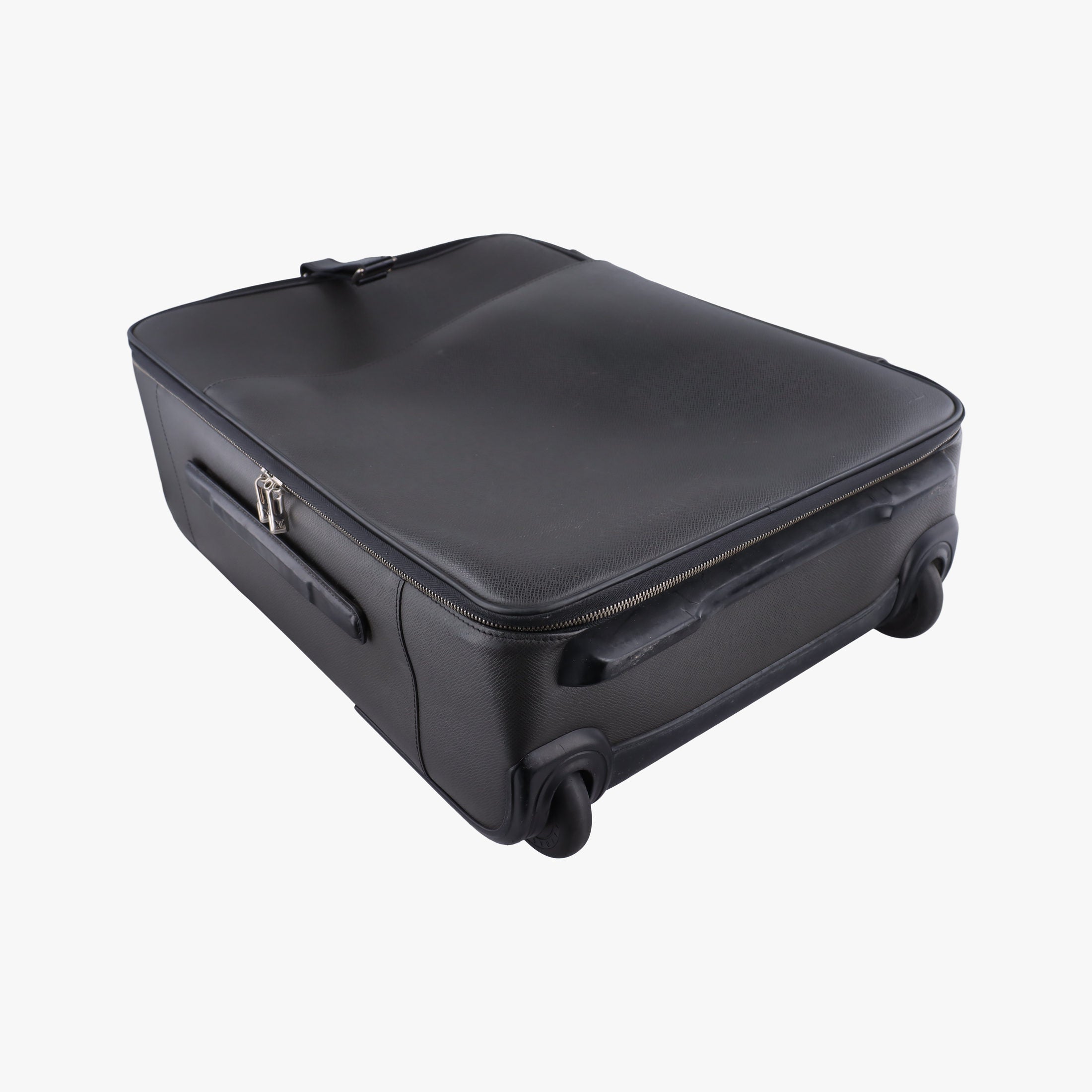 Pre-owned Louis Vuitton Pegase 55 ARDOISE Taiga Leather M23272 suitcase | stylenewstar