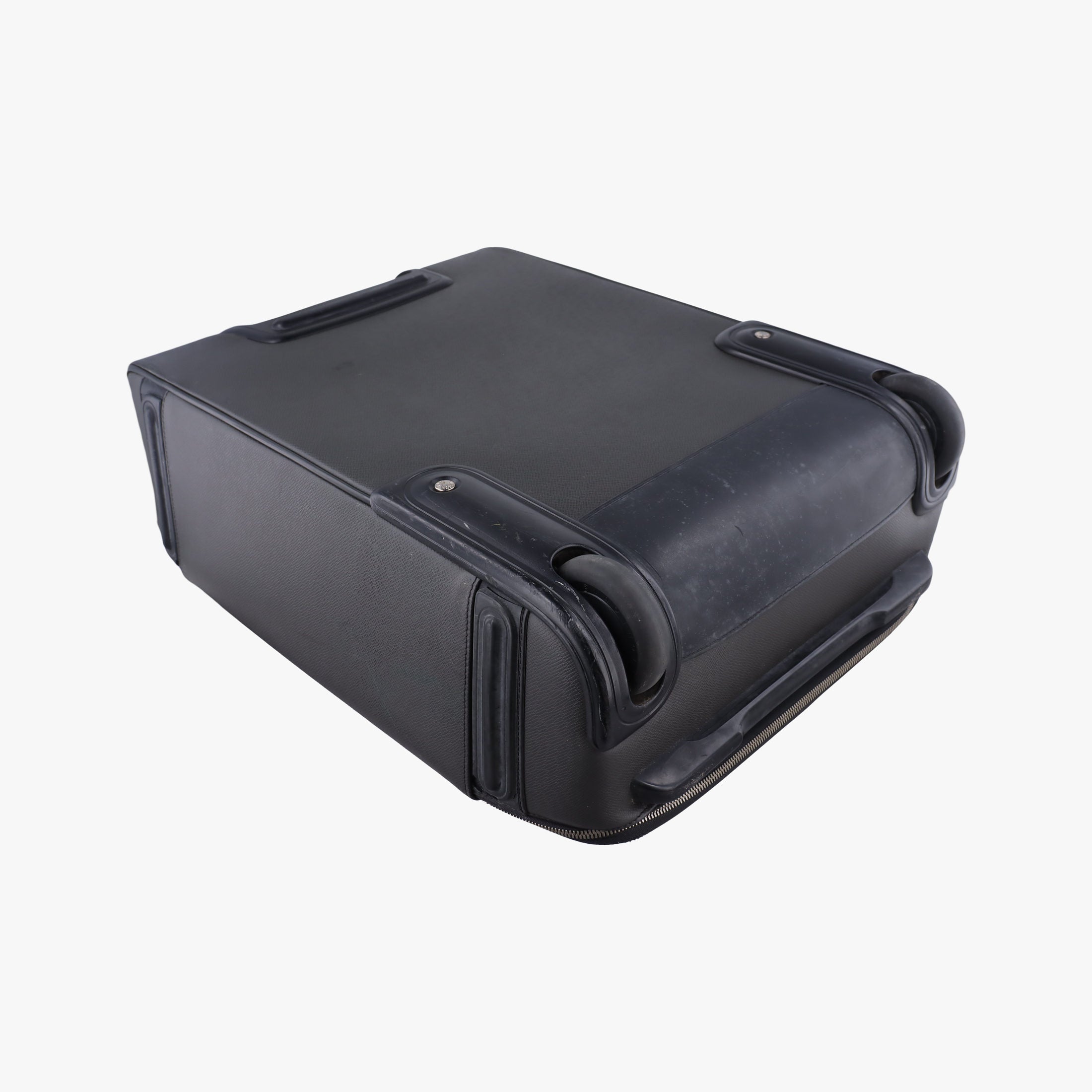 Pre-owned Louis Vuitton Pegase 55 ARDOISE Taiga Leather M23272 suitcase | stylenewstar