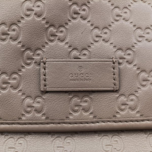 Pre-owned Gucci Guccissima Messenger Camel Leather 223665 shoulderbag | stylenewstar