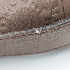 Pre-owned Gucci Guccissima Messenger Camel Leather 223665 shoulderbag | stylenewstar