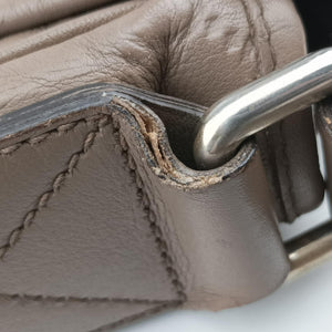 Pre-owned Gucci Guccissima Messenger Camel Leather 223665 shoulderbag | stylenewstar