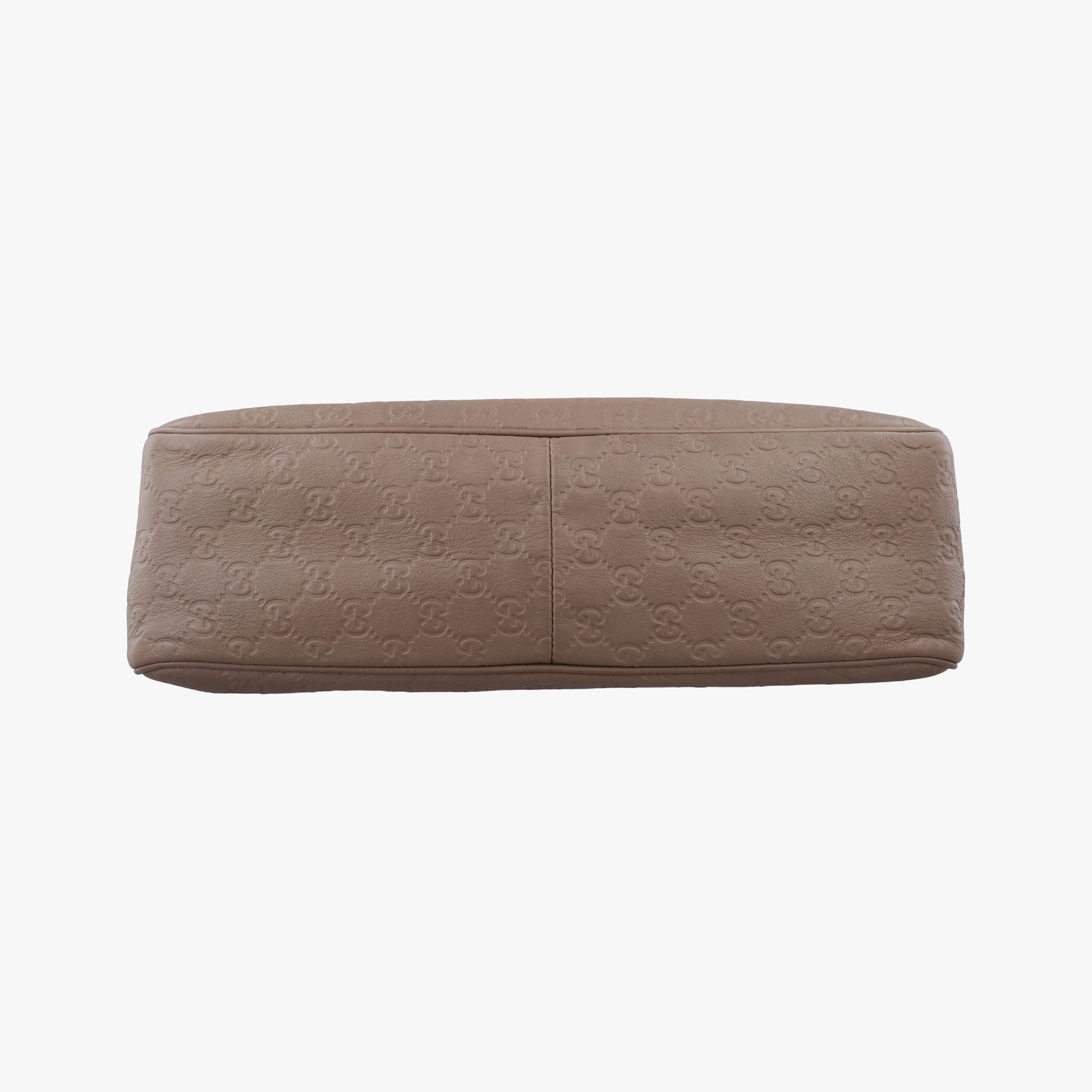 Pre-owned Gucci Guccissima Messenger Camel Leather 223665 shoulderbag | stylenewstar