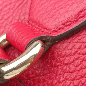 Pre-owned Gucci interlocking G Charmy Red Leather 449659 handbag | stylenewstar