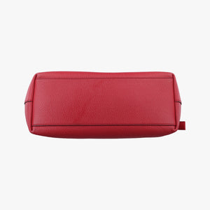 Pre-owned Gucci interlocking G Charmy Red Leather 449659 handbag | stylenewstar