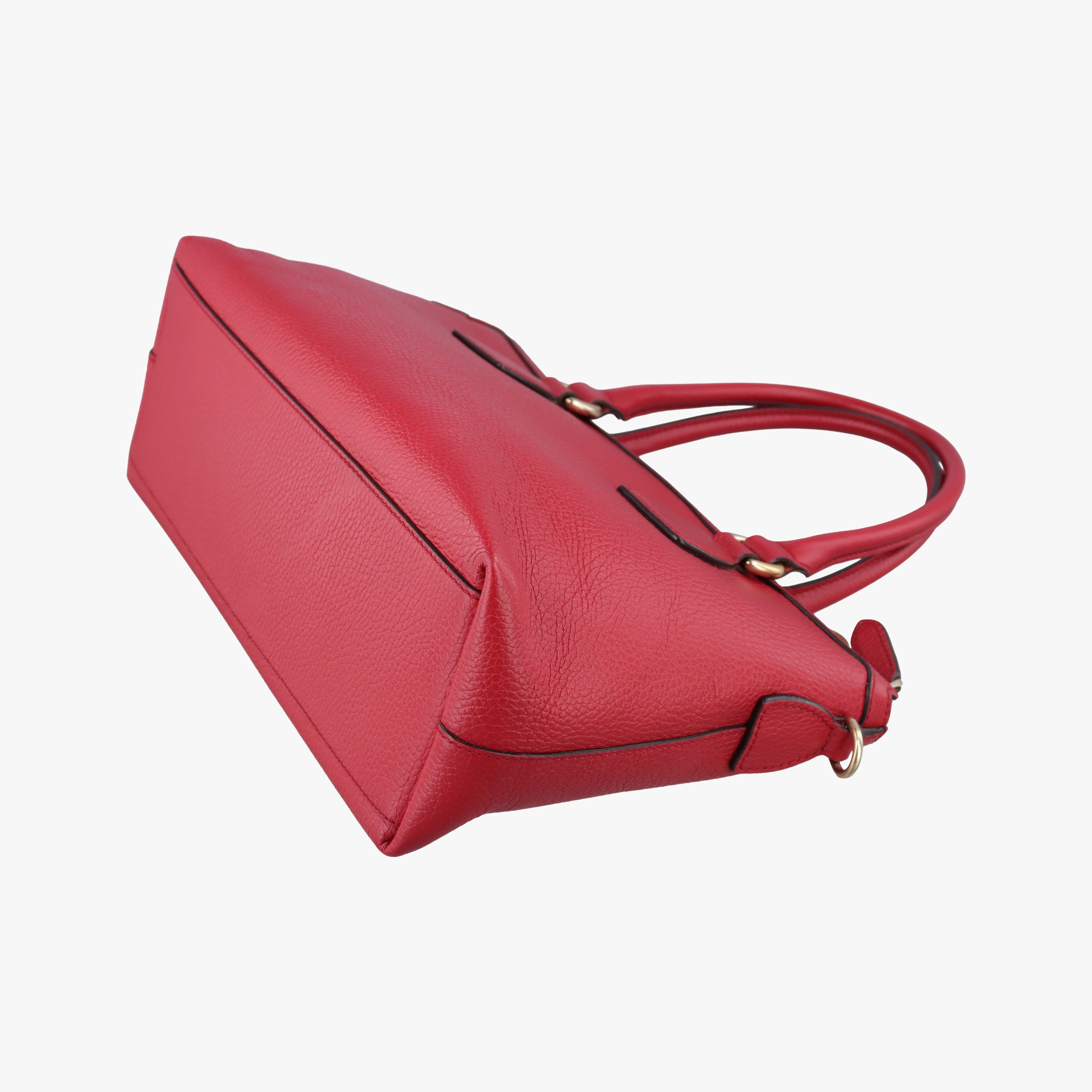Pre-owned Gucci interlocking G Charmy Red Leather 449659 handbag | stylenewstar