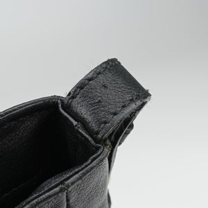 Pre-owned Yves Saint Laurent Saharienne Black Leather 139259 shoulderbag | stylenewstar