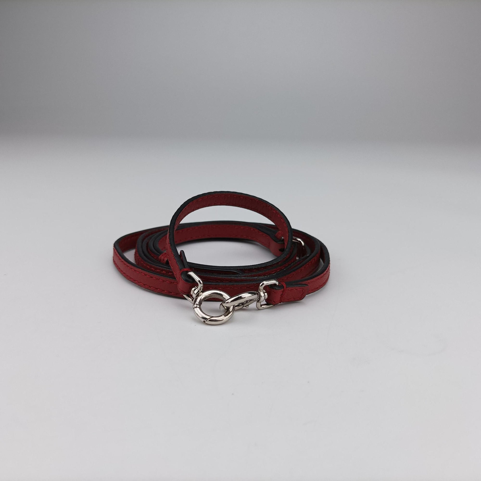 Pre-owned Fendi Micro Peekaboo Red×multi lambskin 8M0355 shoulderbag | stylenewstar