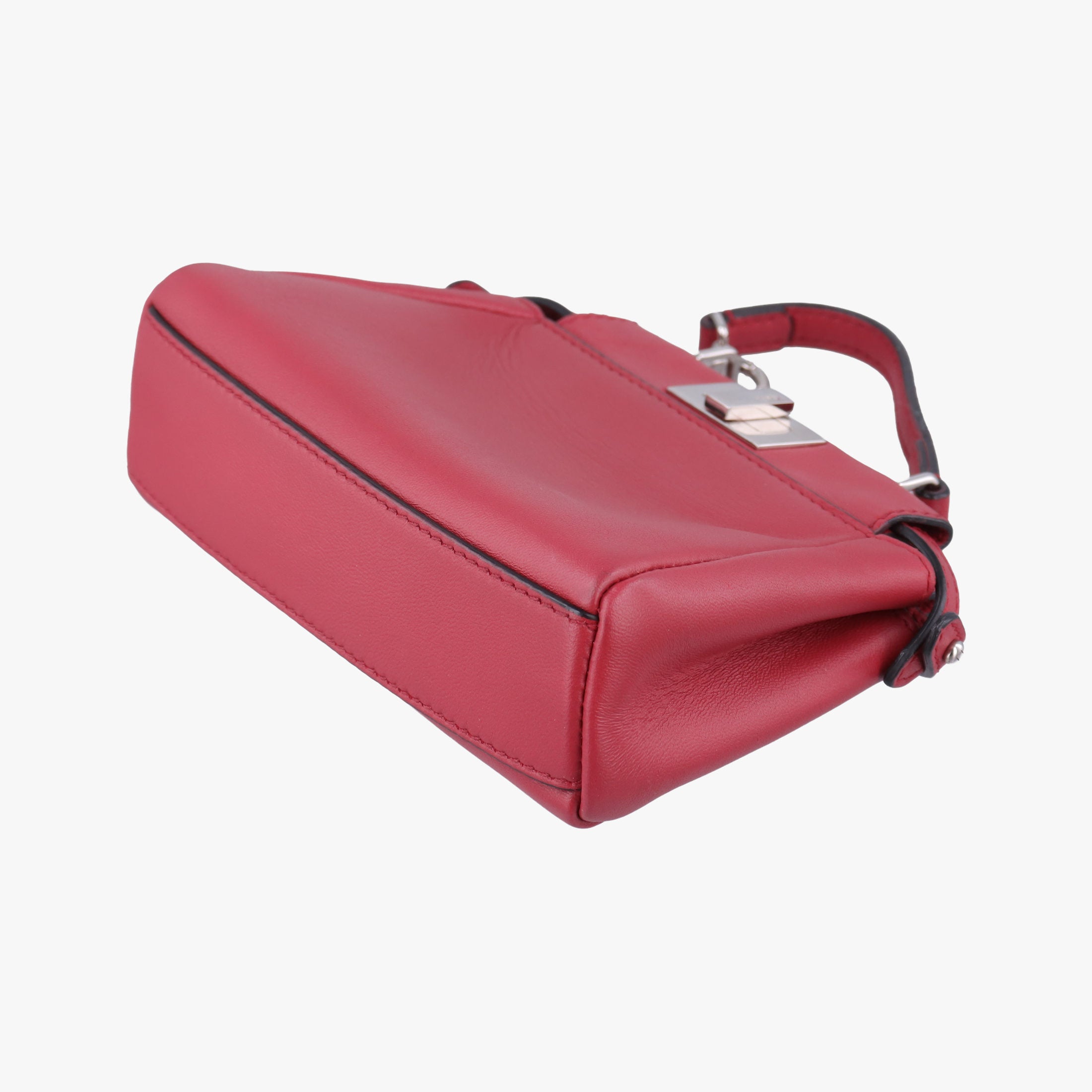 Pre-owned Fendi Micro Peekaboo Red×multi lambskin 8M0355 shoulderbag | stylenewstar