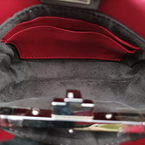 Pre-owned Fendi Micro Peekaboo Red×multi lambskin 8M0355 shoulderbag | stylenewstar