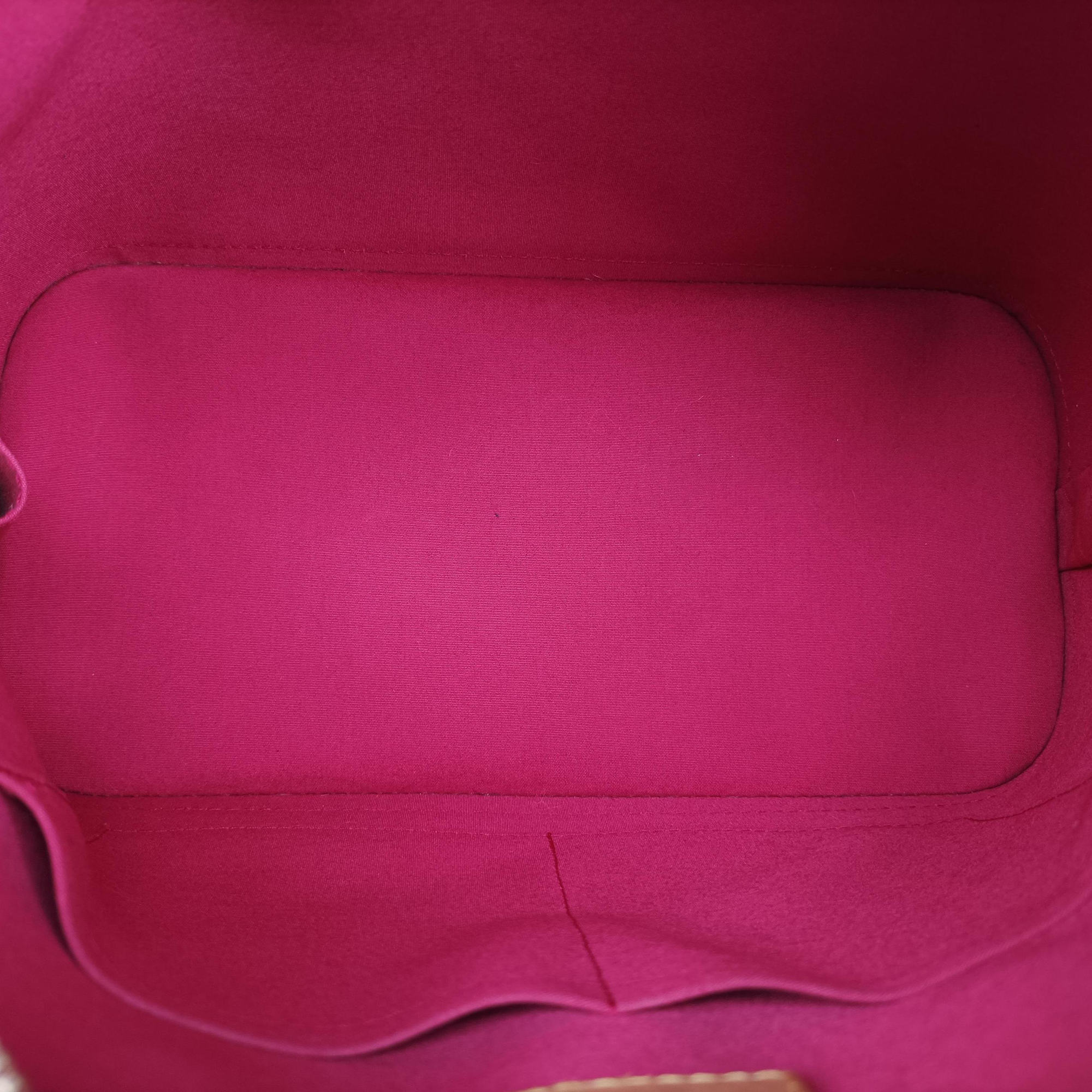 Pre-owned Louis Vuitton Alma PM pomme d'amour Vernis M90096 handbag | stylenewstar