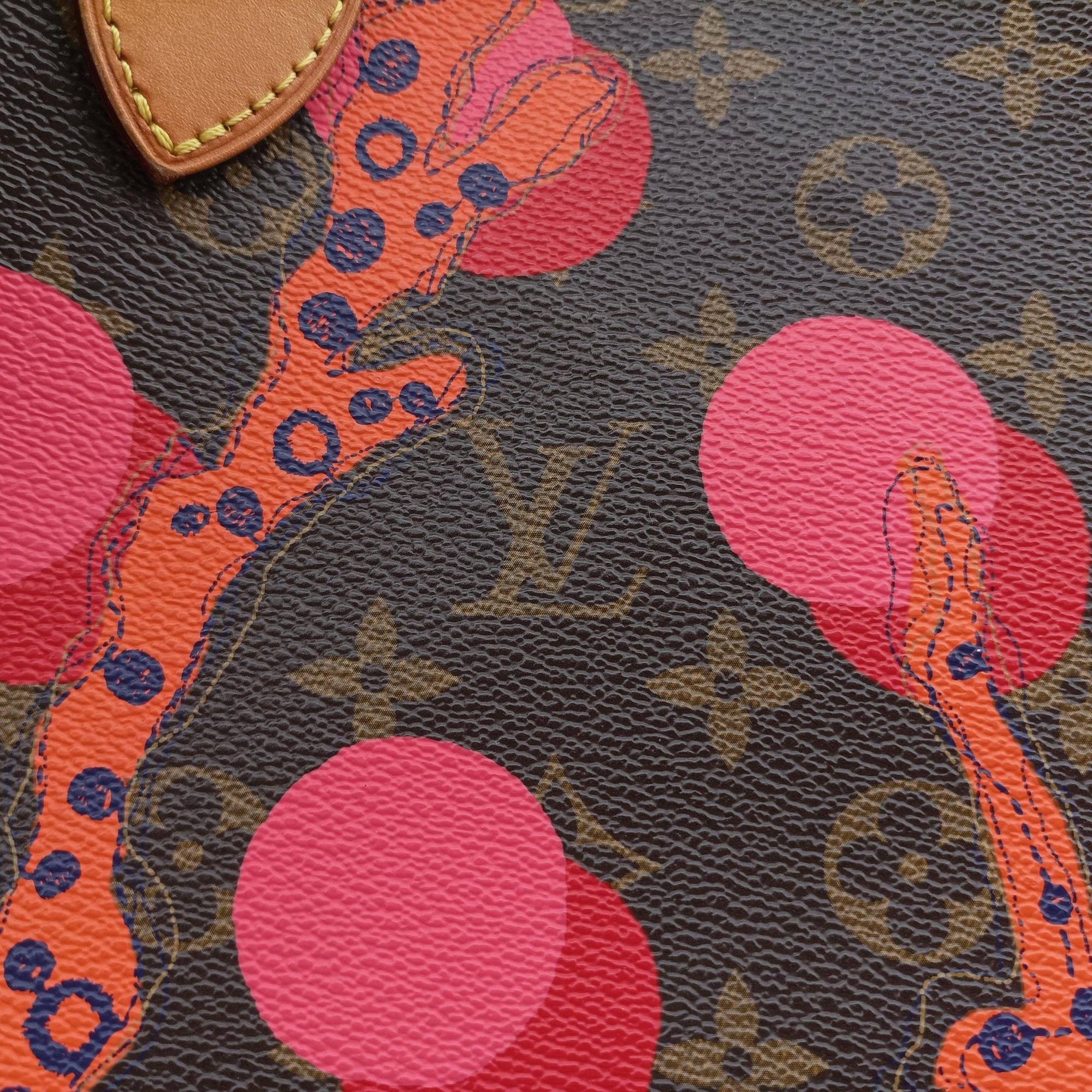 Pre-owned Louis Vuitton Neverfull MM brown×multi Monogram La Mage M41603 handbag | stylenewstar