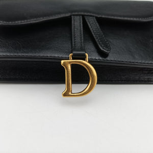 Vintage Christian Dior Saddle Black Leather  bum bag/waist bag | stylenewstar