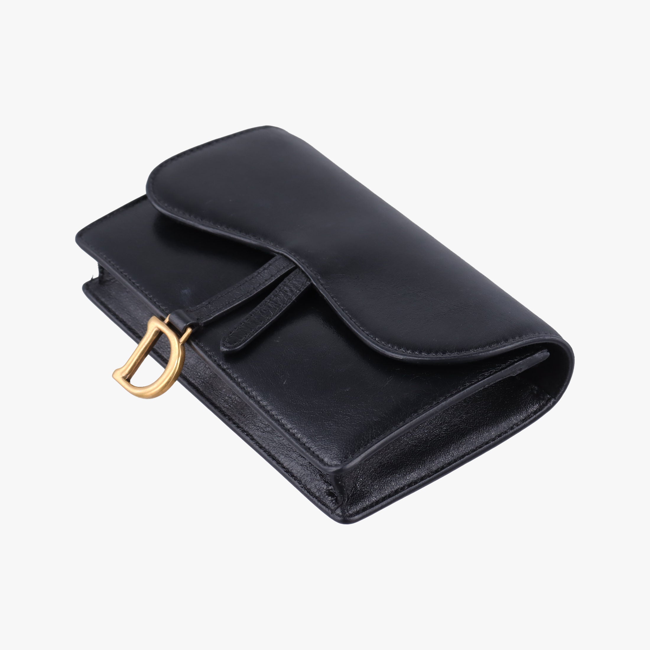 Vintage Christian Dior Saddle Black Leather  bum bag/waist bag | stylenewstar