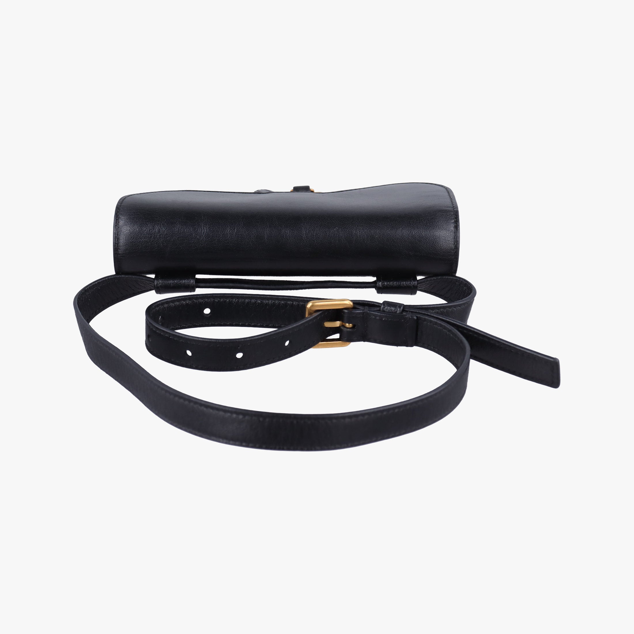 Vintage Christian Dior Saddle Black Leather  bum bag/waist bag | stylenewstar