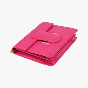 Pre-owned Ferragamo Thalia Rose Leather  shoulderbag | stylenewstar