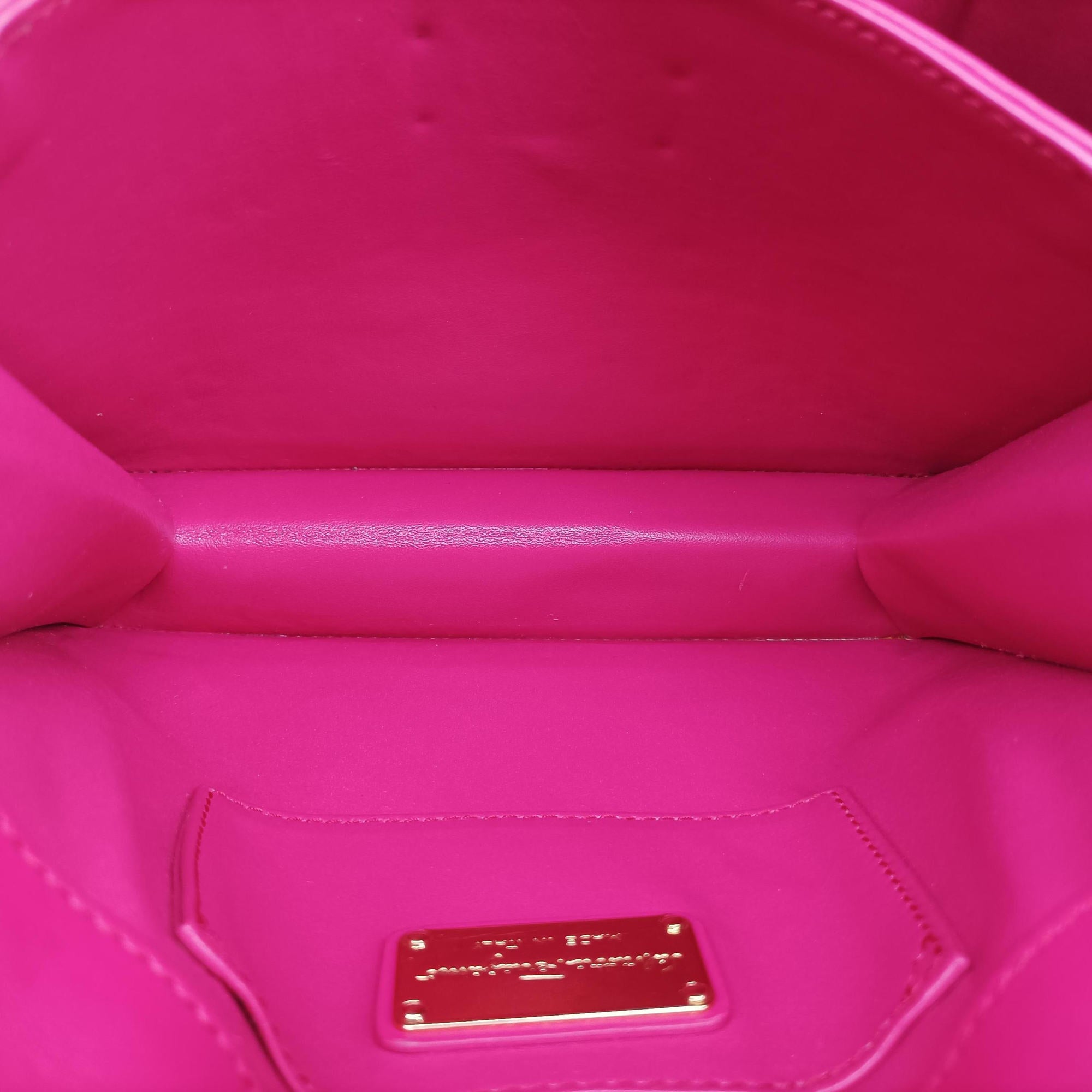 Pre-owned Ferragamo Thalia Rose Leather  shoulderbag | stylenewstar