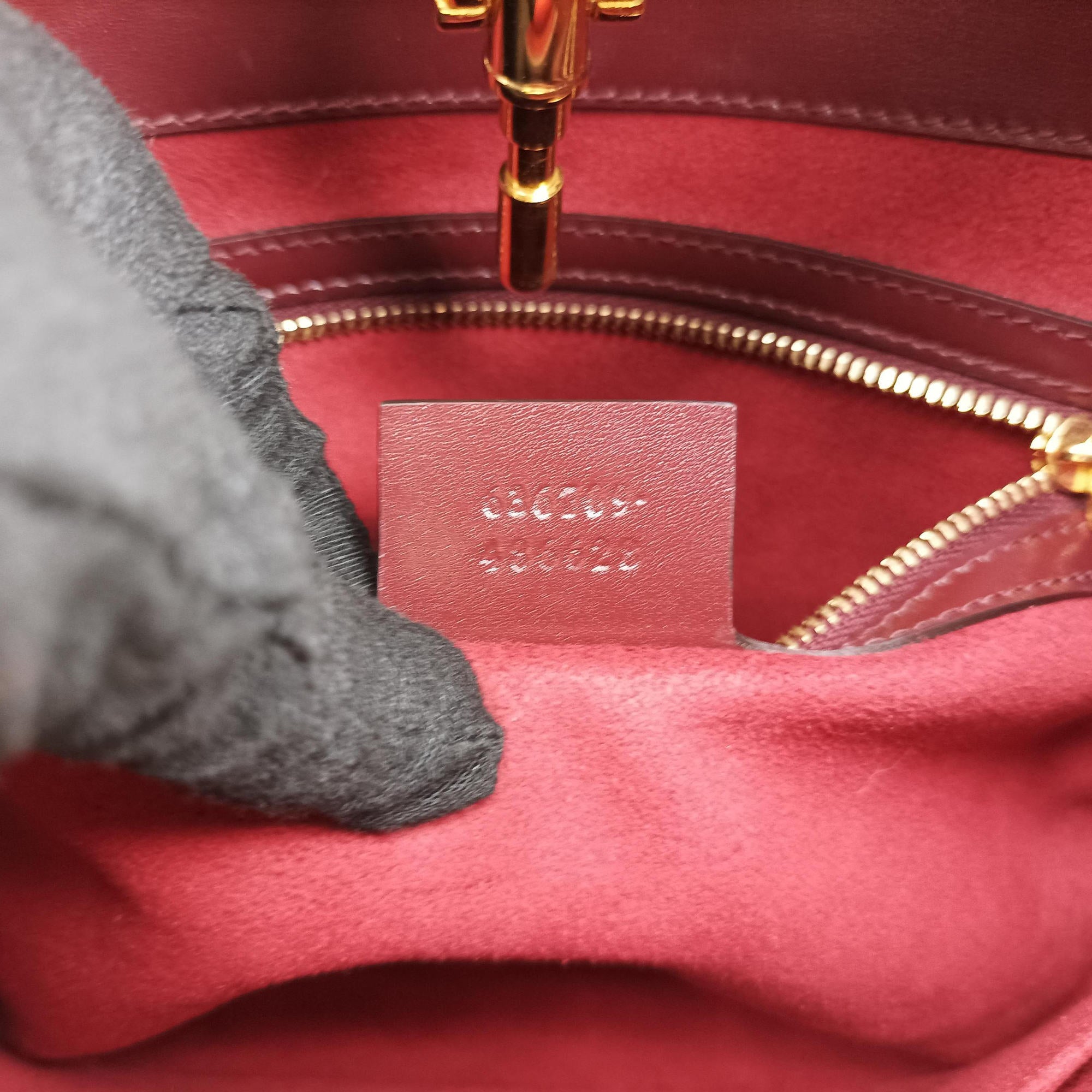 Vintage Gucci JACKIE 1961 Burgundy Suede×leather 636709 shoulderbag | stylenewstar