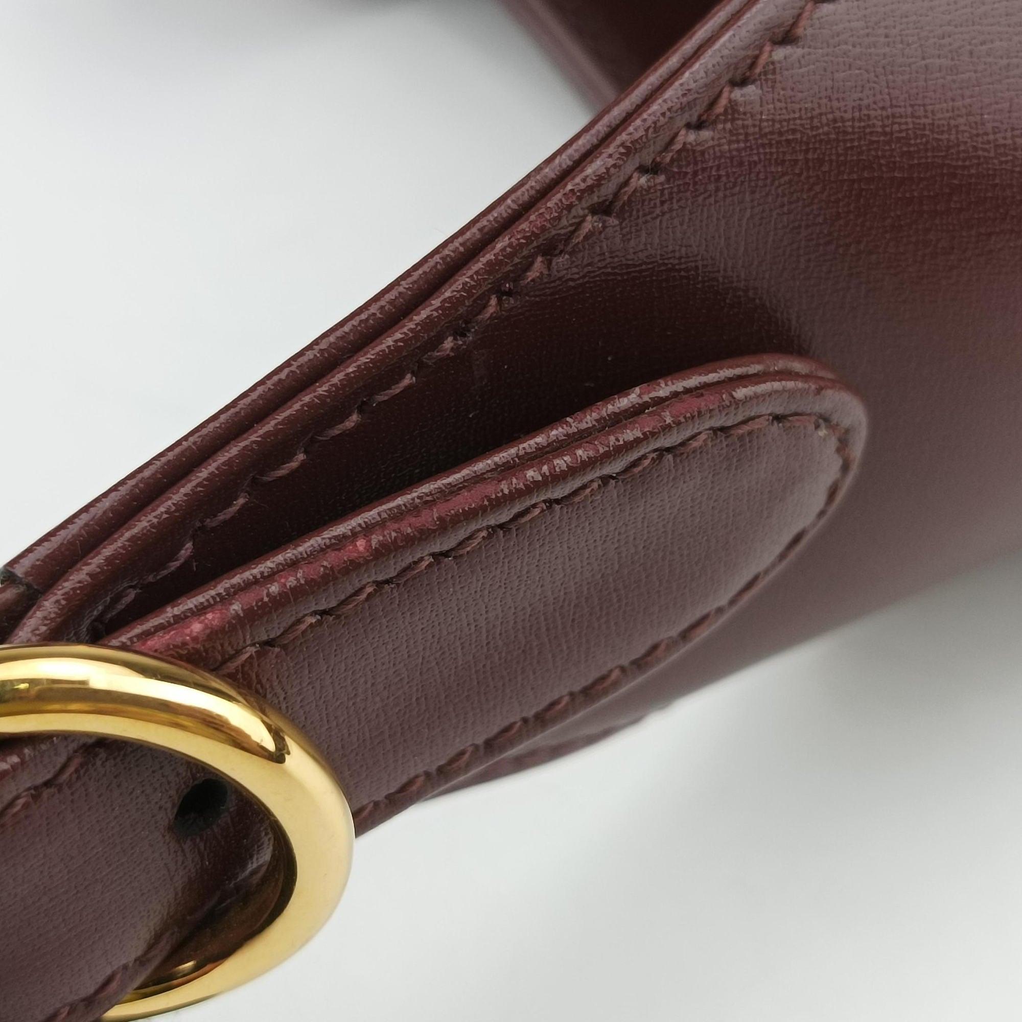 Vintage Gucci JACKIE 1961 Burgundy Suede×leather 636709 shoulderbag | stylenewstar