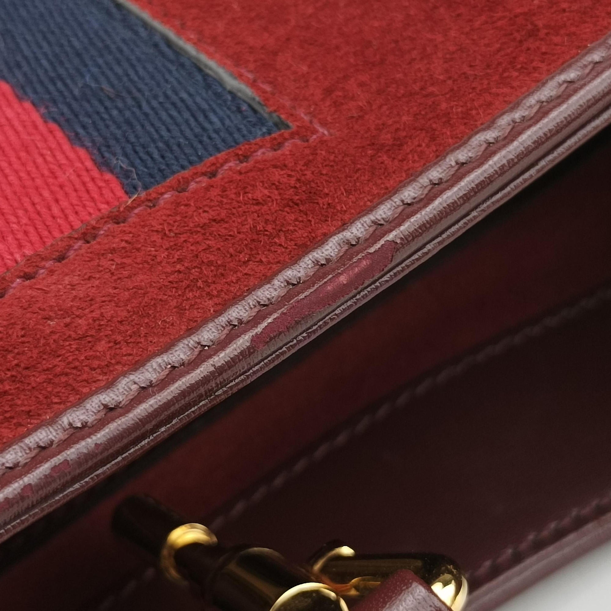 Vintage Gucci JACKIE 1961 Burgundy Suede×leather 636709 shoulderbag | stylenewstar