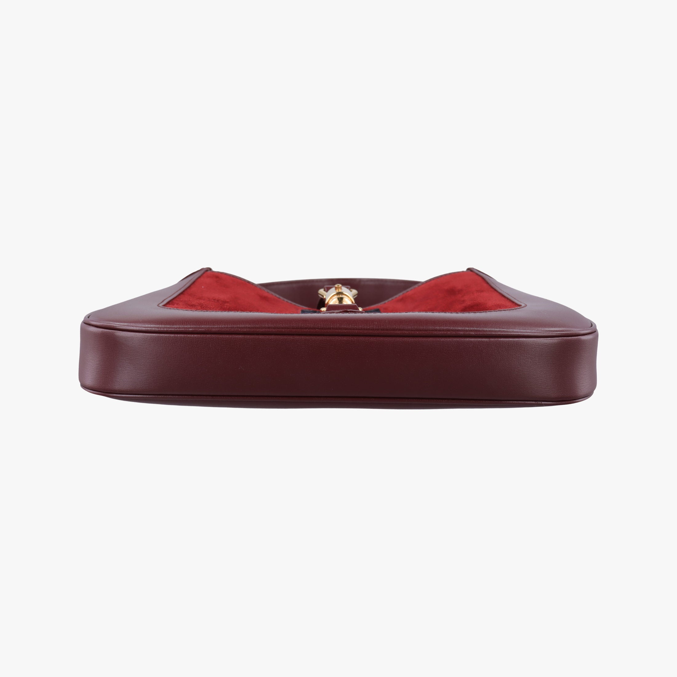 Vintage Gucci JACKIE 1961 Burgundy Suede×leather 636709 shoulderbag | stylenewstar