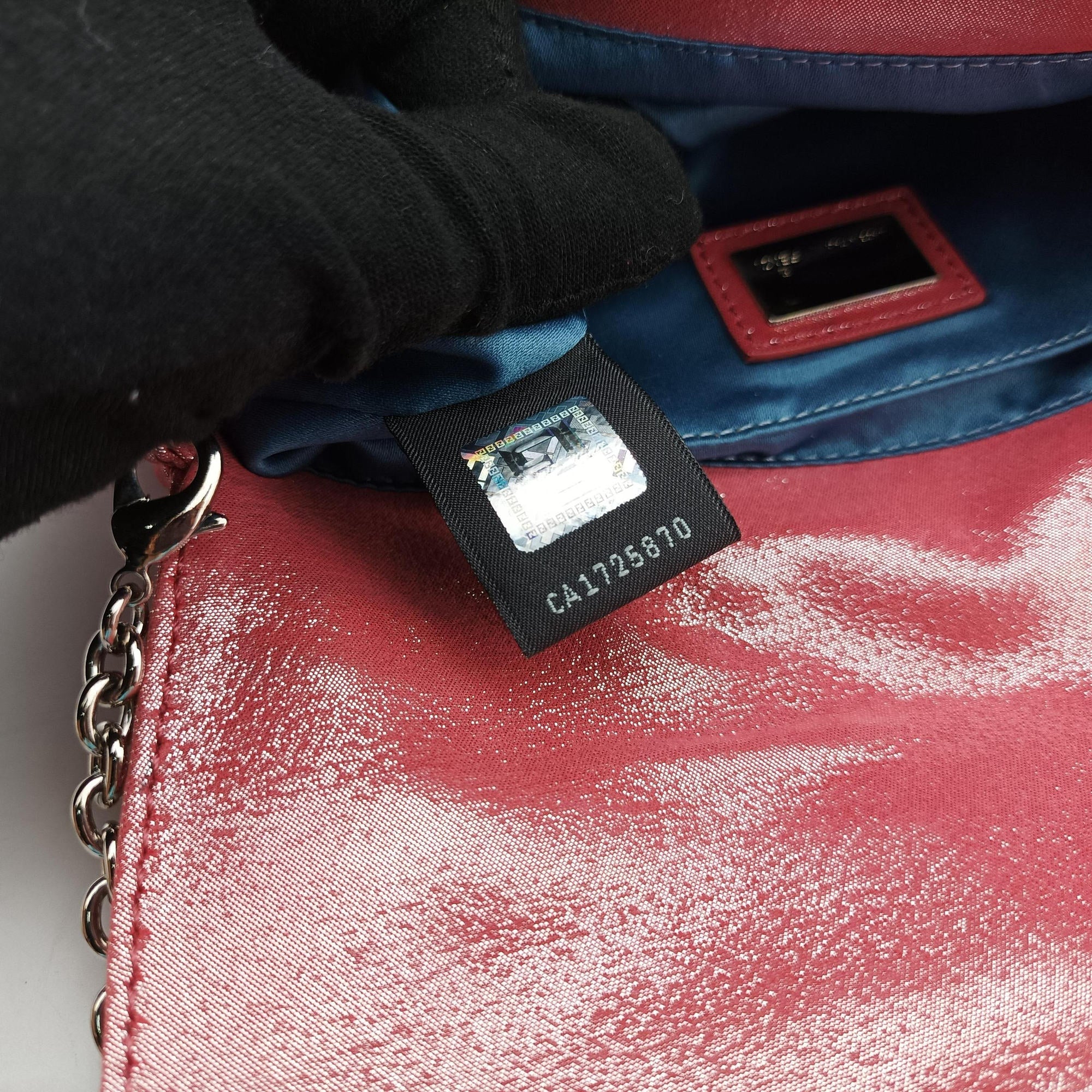 Secondhand Fendi Mia Pochette Pink Leather 8BP046 shoulderbag | stylenewstar