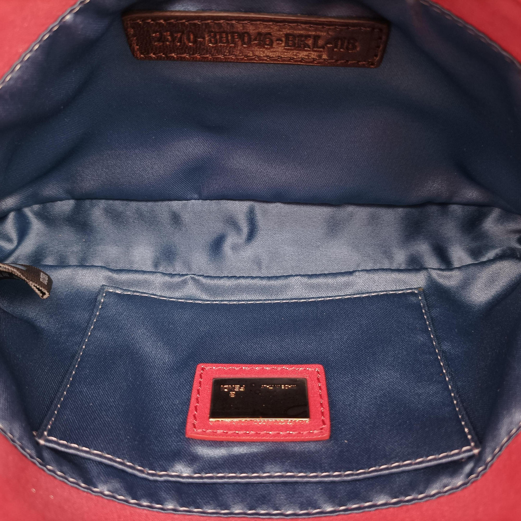 Secondhand Fendi Mia Pochette Pink Leather 8BP046 shoulderbag | stylenewstar