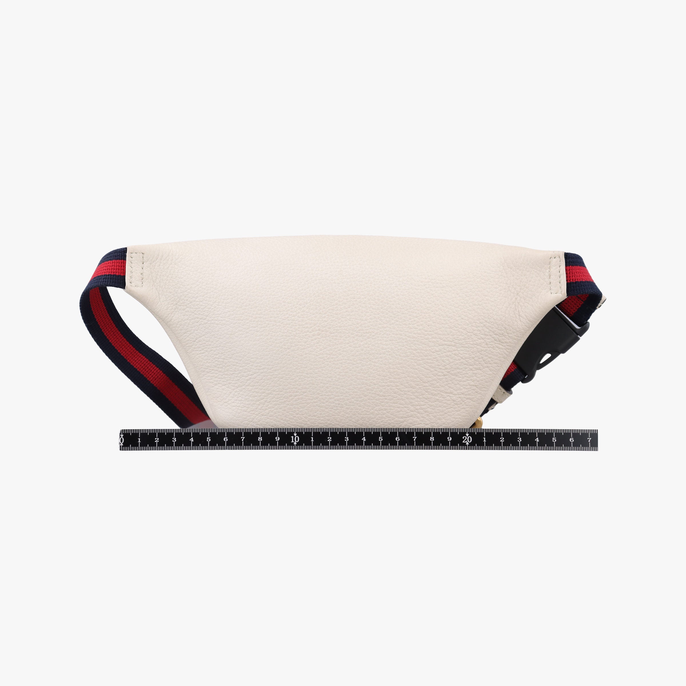 Secondhand Gucci Print White Leather 527792 bum bag/waist bag | stylenewstar