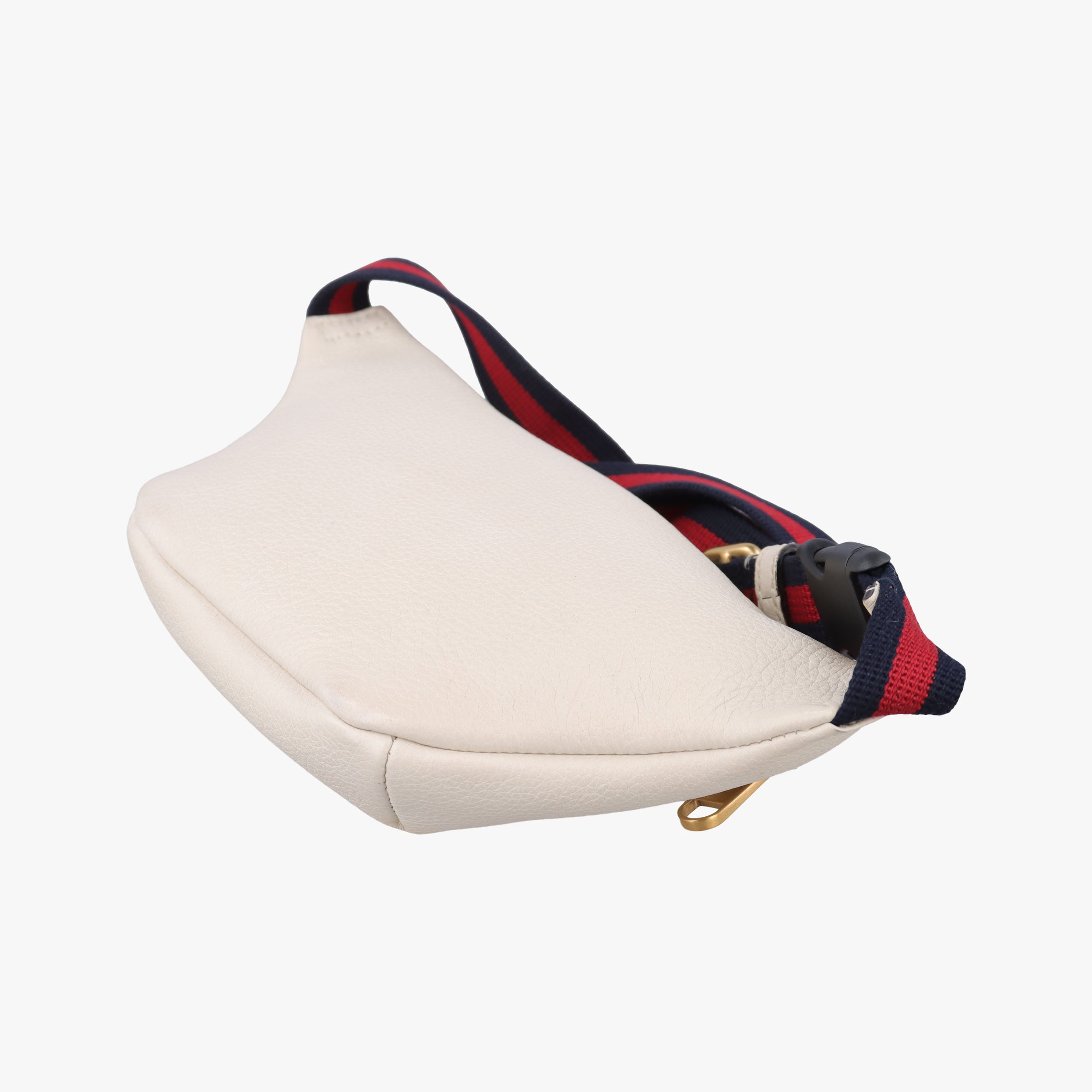Secondhand Gucci Print White Leather 527792 bum bag/waist bag | stylenewstar