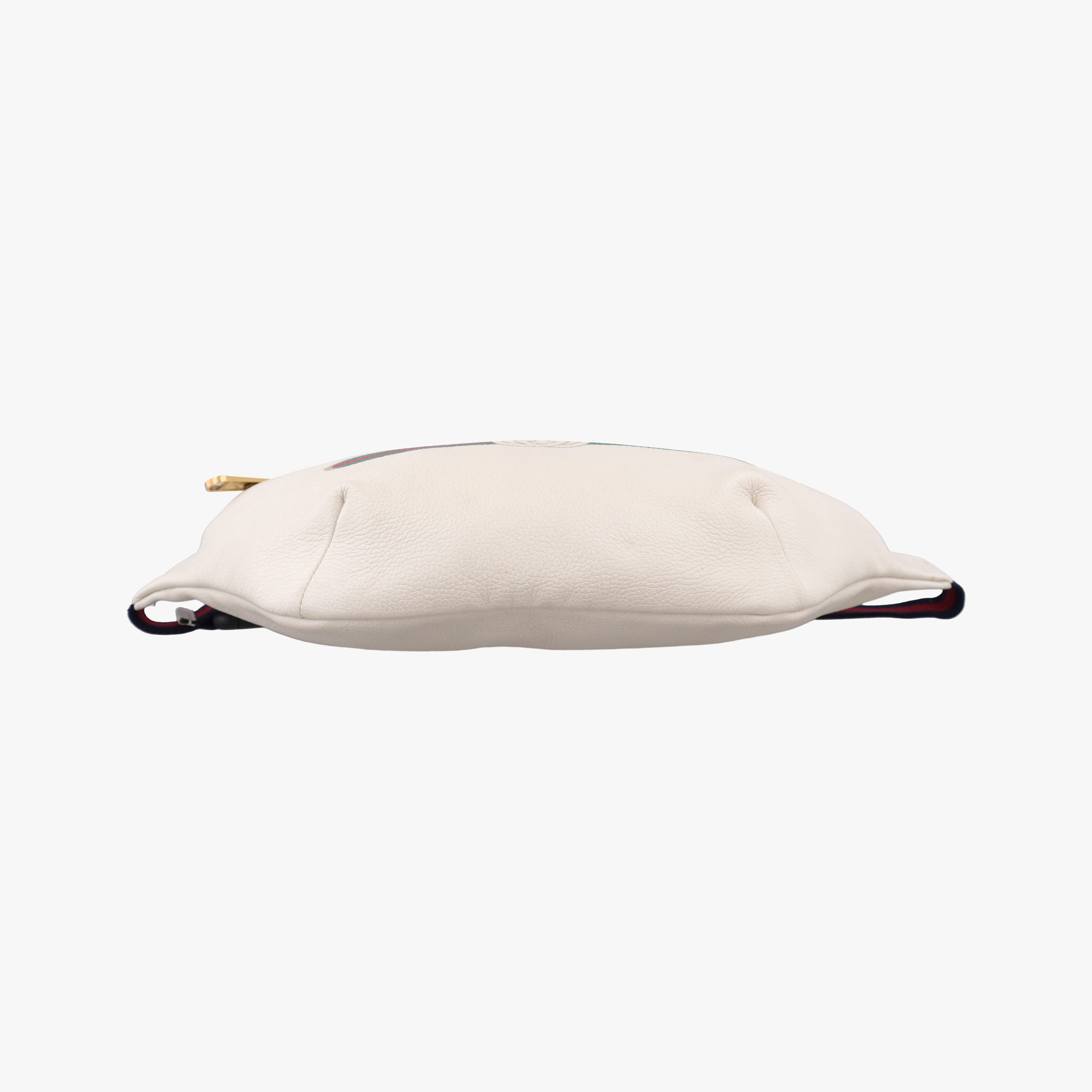 Pre-owned Gucci Print White Leather 530412 bum bag/waist bag | stylenewstar