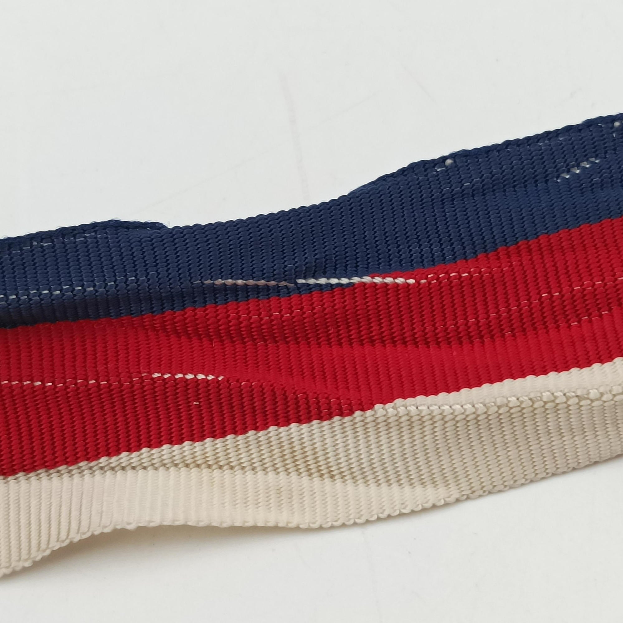 Secondhand Gucci Sylvie Ivory×Navy×Red Leather 524405 shoulderbag | stylenewstar