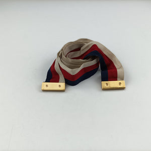 Secondhand Gucci Sylvie Ivory×Navy×Red Leather 524405 shoulderbag | stylenewstar