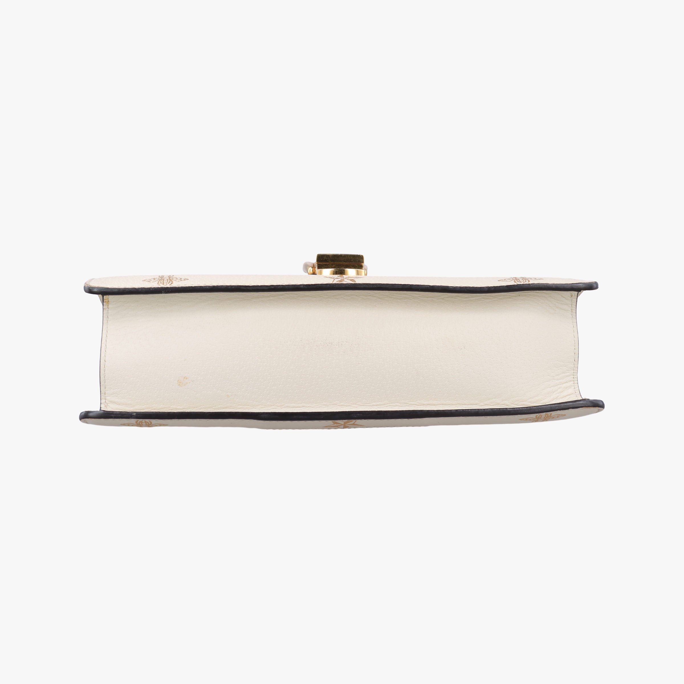 Secondhand Gucci Sylvie Ivory×Navy×Red Leather 524405 shoulderbag | stylenewstar