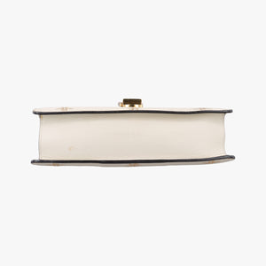 Secondhand Gucci Sylvie Ivory×Navy×Red Leather 524405 shoulderbag | stylenewstar