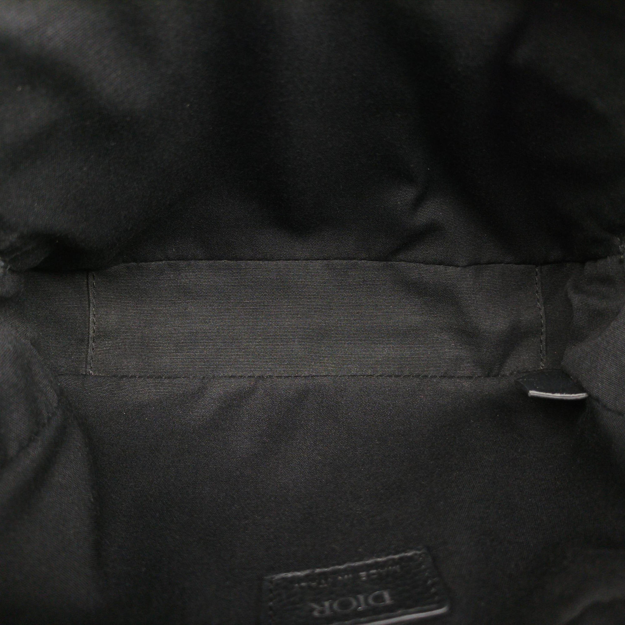 Secondhand Christian Dior Safari Oblique Navy×Gray jacquard  shoulderbag | stylenewstar