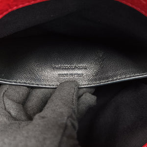 Pre-owned Yves Saint Laurent Niki Red Leather 533037 shoulderbag | stylenewstar