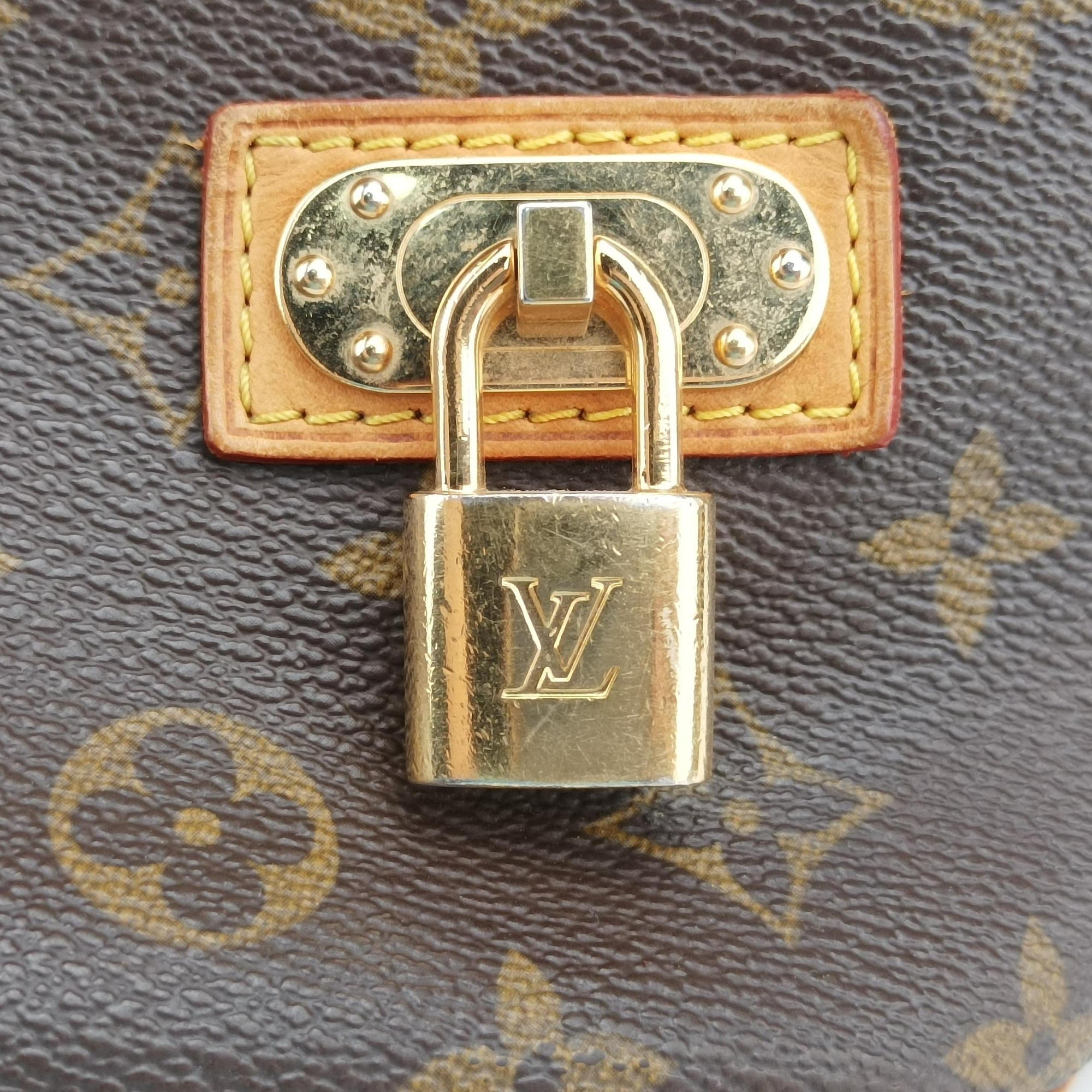 Pre-owned Louis Vuitton Neo Brown×Beige Monogram Canvas M40372 shoulderbag | stylenewstar