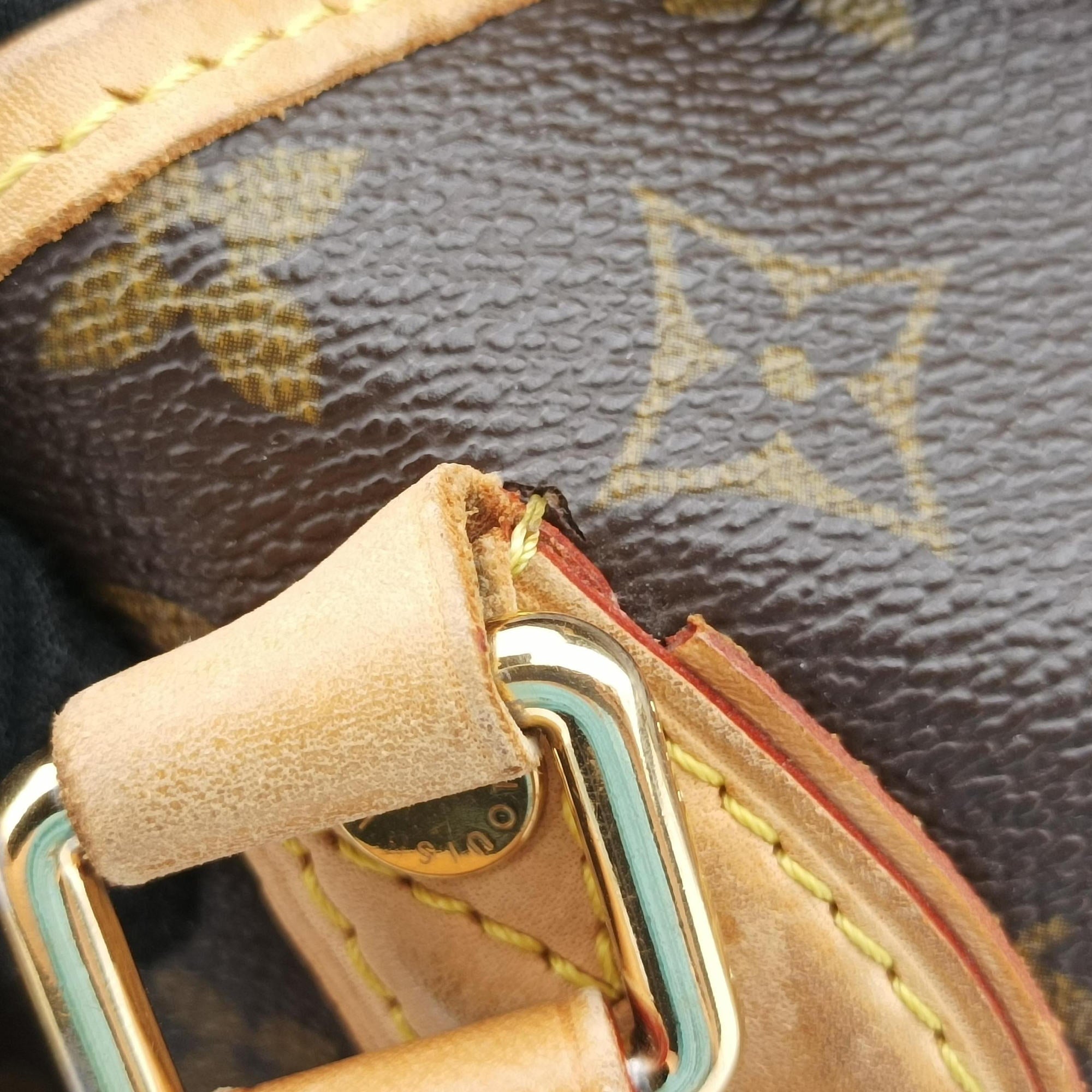 Pre-owned Louis Vuitton Neo Brown×Beige Monogram Canvas M40372 shoulderbag | stylenewstar