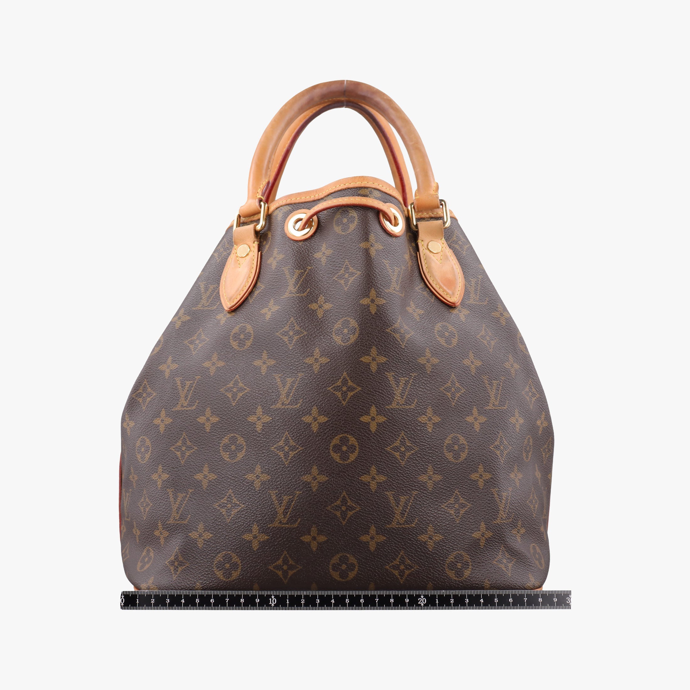 Pre-owned Louis Vuitton Neo Brown×Beige Monogram Canvas M40372 shoulderbag | stylenewstar
