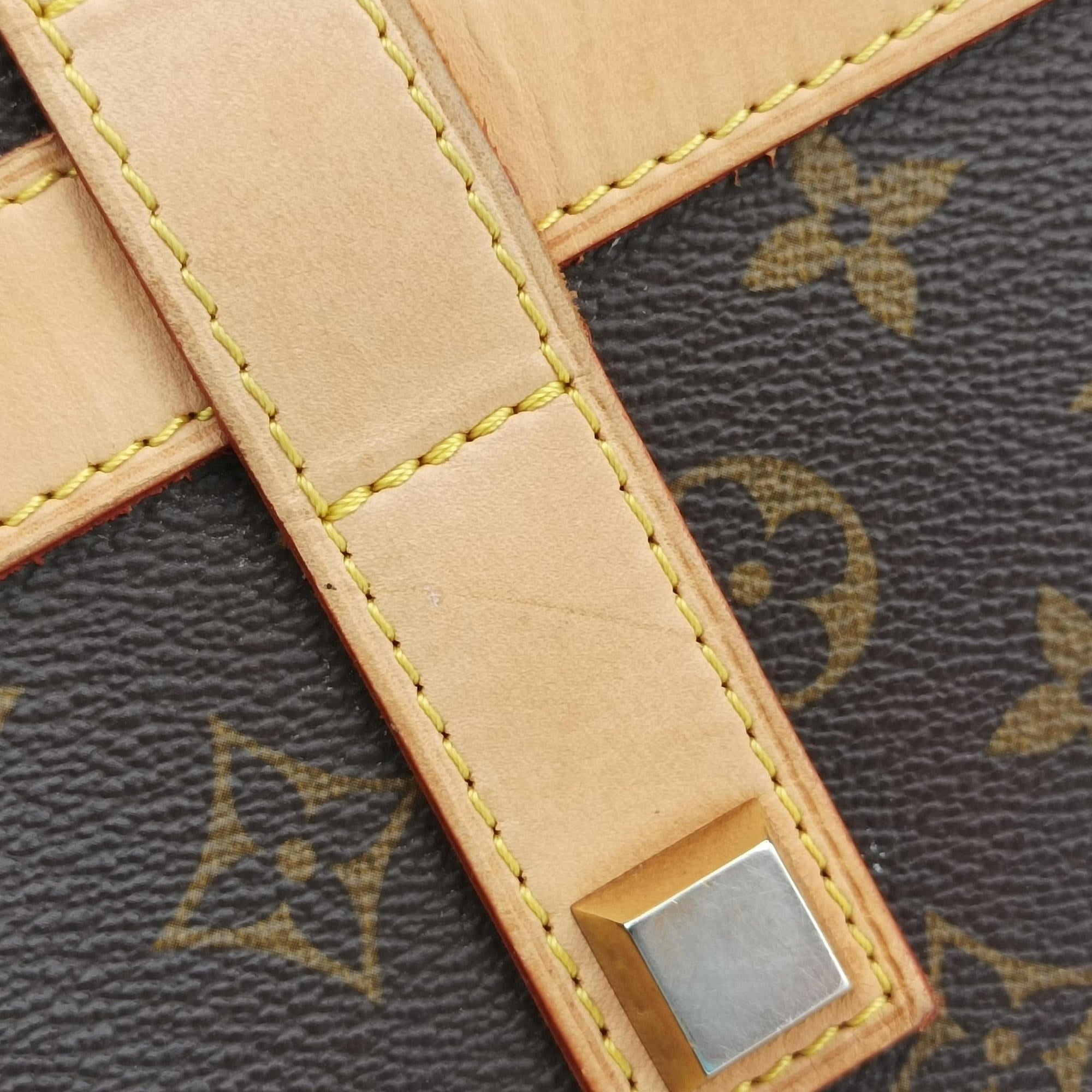 Pre-owned Louis Vuitton Neo Brown×Beige Monogram Canvas M40372 shoulderbag | stylenewstar