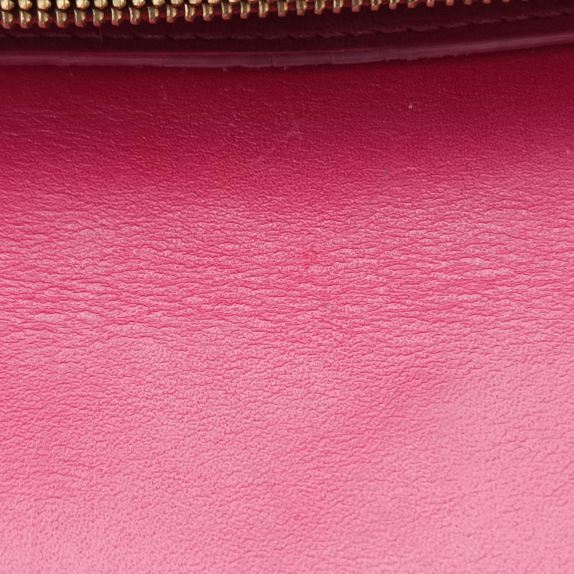 Vintage Louis Vuitton Portefeuille FLORE Chain brown×FUCHSIA Monogram Canvas×calf leather M69578 shoulderbag | stylenewstar