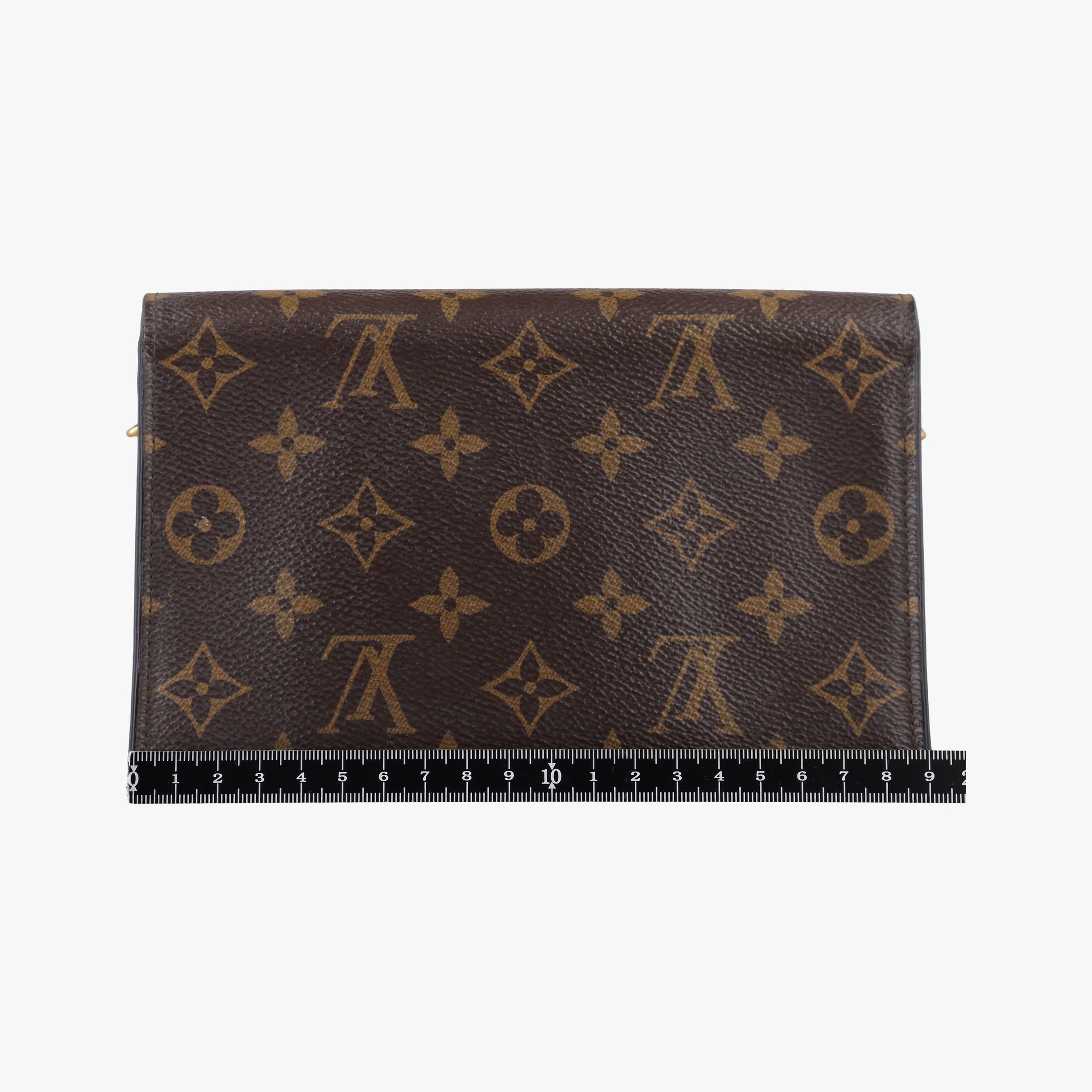 Vintage Louis Vuitton Portefeuille FLORE Chain brown×FUCHSIA Monogram Canvas×calf leather M69578 shoulderbag | stylenewstar