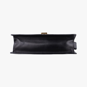 Pre-owned Gucci Sylvie Black Leather 421882 shoulderbag | stylenewstar
