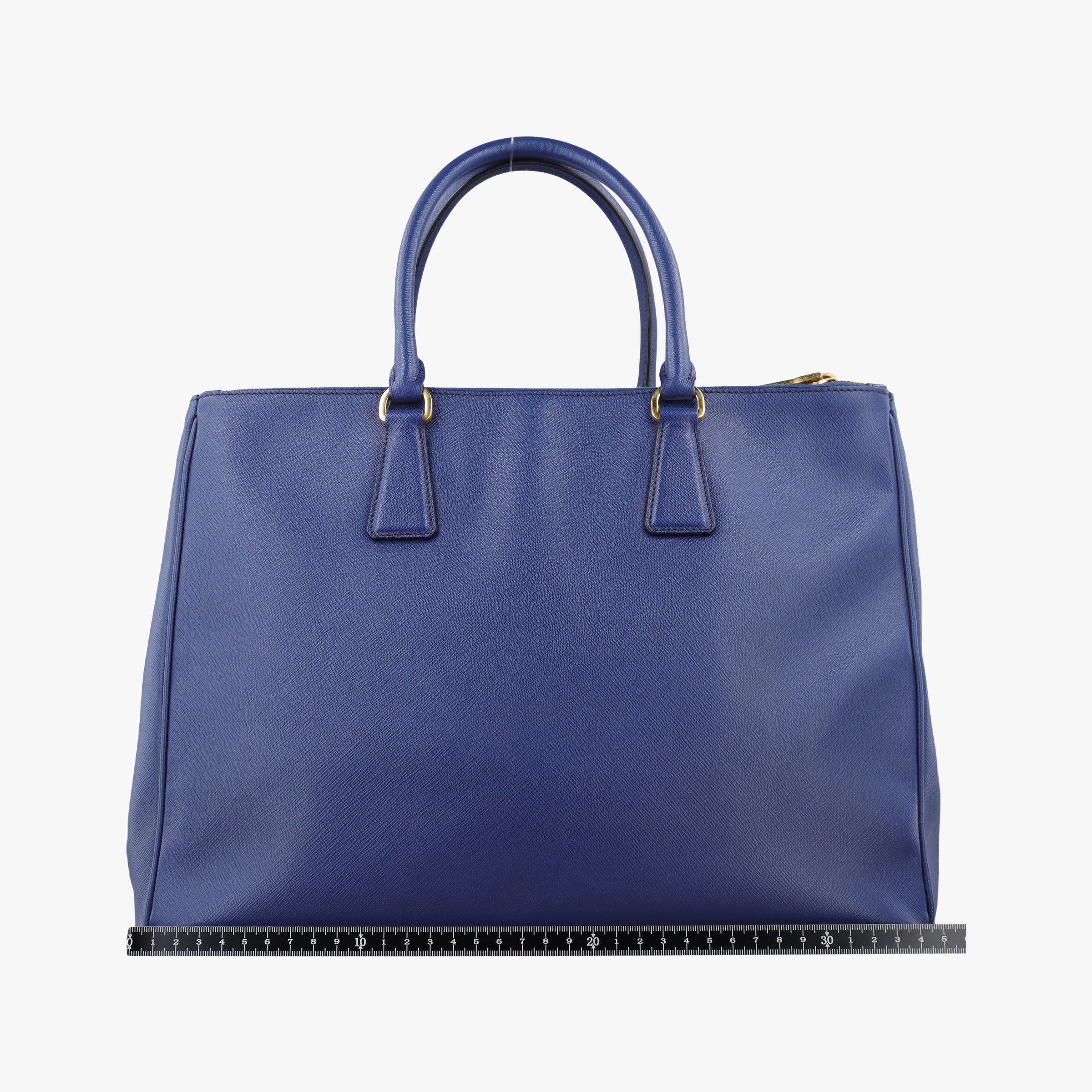 Pre-owned Prada Galleria Blue SAFFIANO Leather BN2274 shoulderbag | stylenewstar