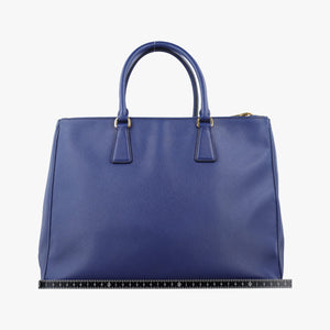 Pre-owned Prada Galleria Blue SAFFIANO Leather BN2274 shoulderbag | stylenewstar