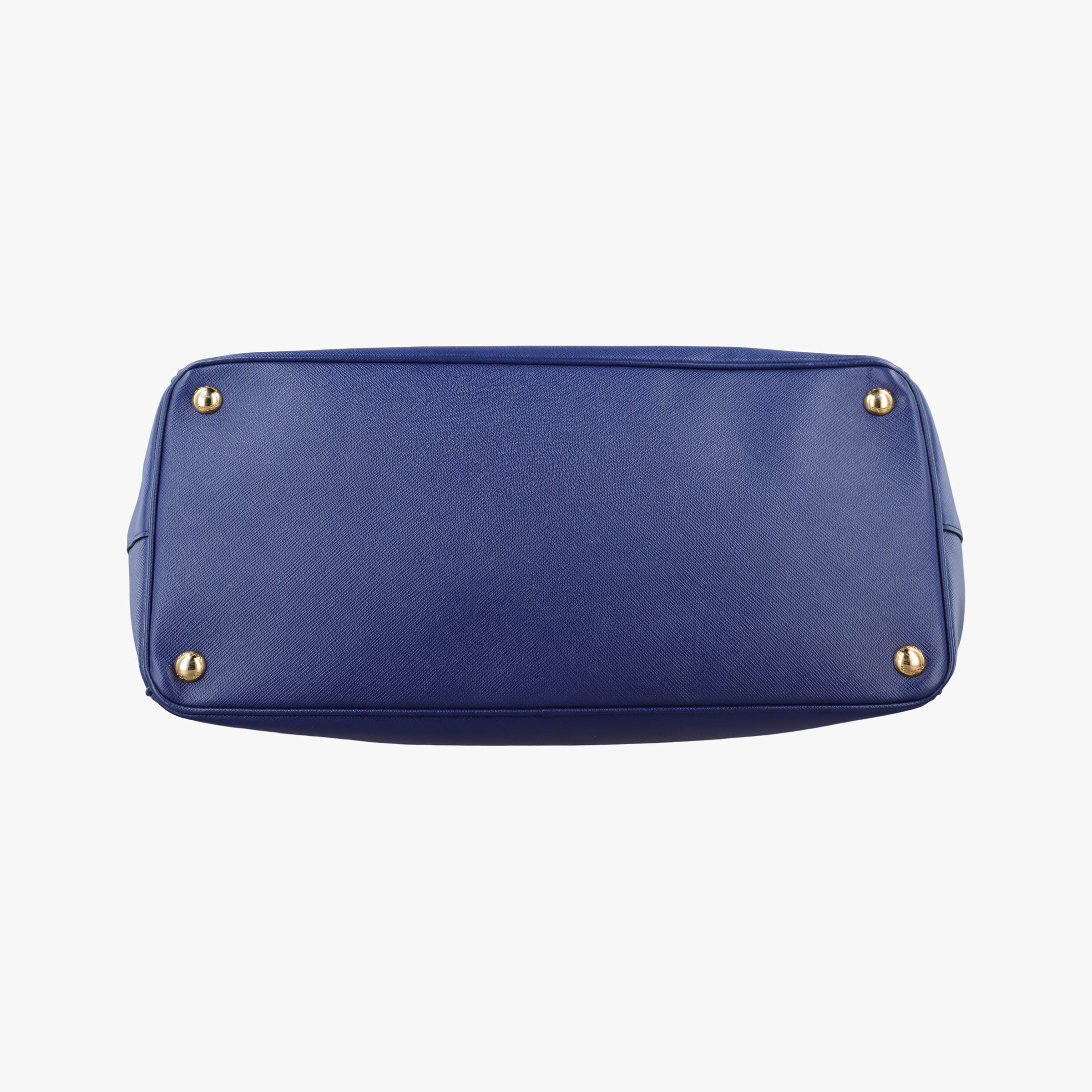 Pre-owned Prada Galleria Blue SAFFIANO Leather BN2274 shoulderbag | stylenewstar