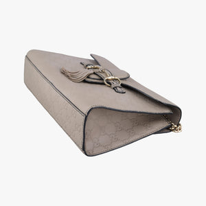 Vintage Gucci Emily Beige Leather 295402 shoulderbag | stylenewstar
