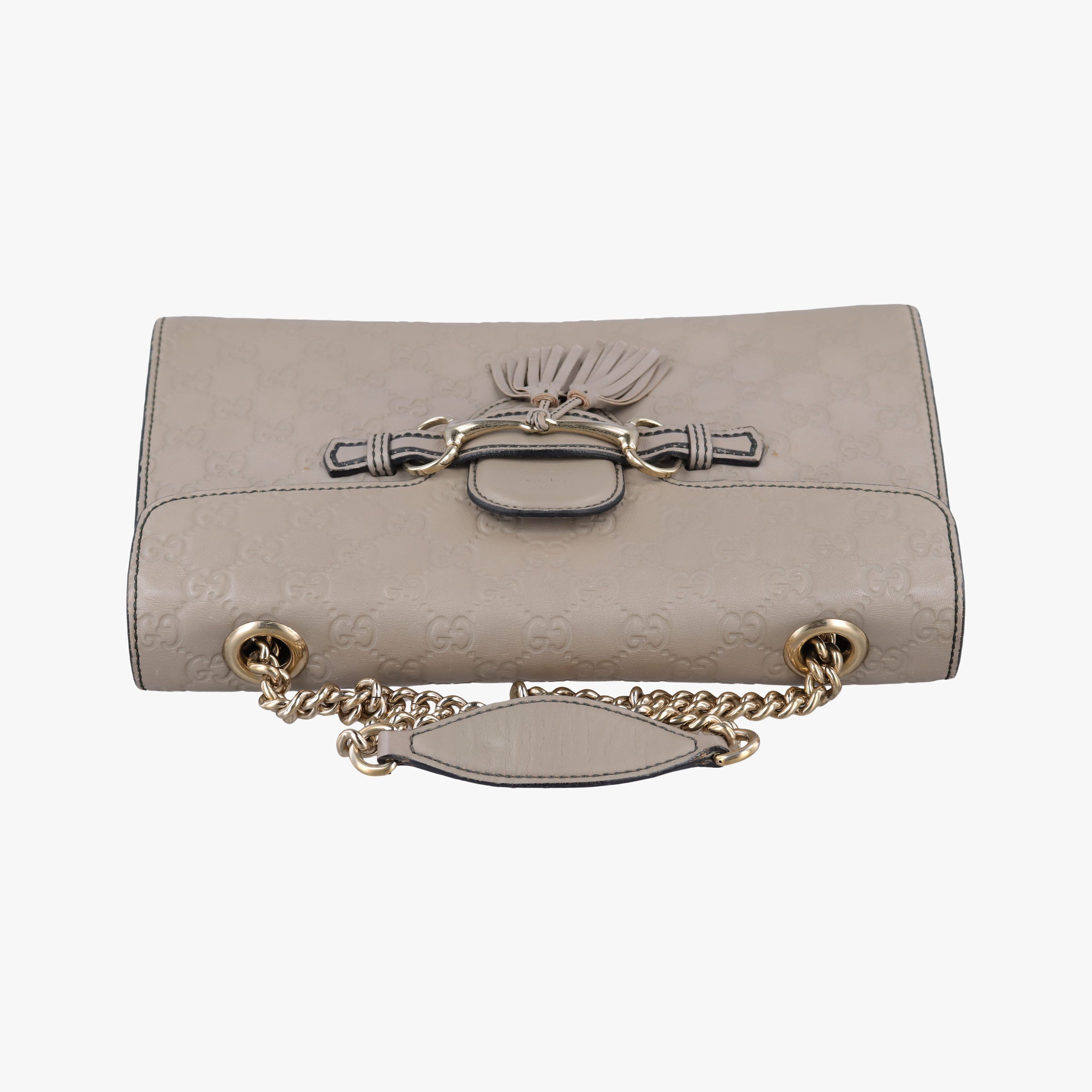Vintage Gucci Emily Beige Leather 295402 shoulderbag | stylenewstar