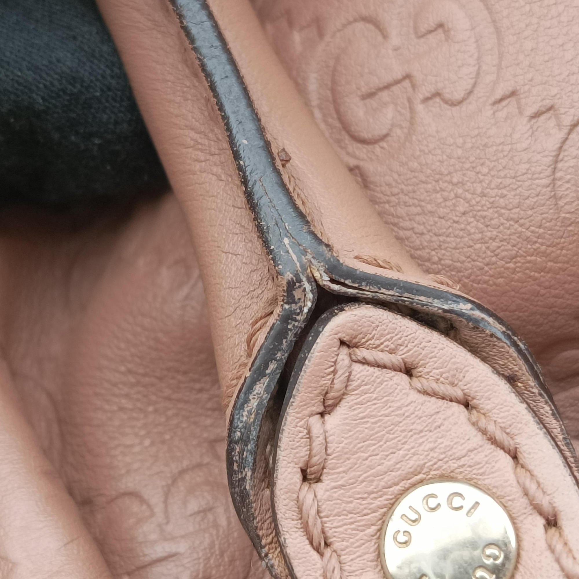 Pre-owned Gucci Sukey Beige Leather 247902 shoulderbag | stylenewstar
